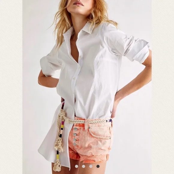 Free People Pants - Free People Rolled Cuttoff Denim Shorts